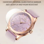 Naviforce 5051 Rubber Belt Ladies Watch- Purple - Image 2