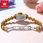 Olevs 7007 Tungsten Steel Ladies Watch- Golden - Image 3