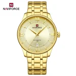 Naviforce 9272 Stainless Steel Men's Watch- Golden - Image 4