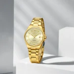 Naviforce 5073 Stainless Steel Ladies Watch- Golden - Image 2