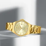 Naviforce 5073 Stainless Steel Ladies Watch- Golden - Image 5