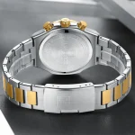 Naviforce 8049 Chronograph Men's Watch- Silver/Gold - Image 3