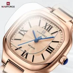 Naviforce 5042 Stainless Steel Ladies Watch- Rose Gold - Image 2
