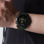 Naviforce 7104 Rubber Belt Men's Watch- Green - Image 3