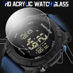 Naviforce 7104 Rubber Belt Men's Watch- Blue - Image 3