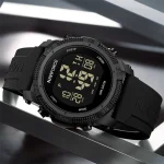 Naviforce 7104 Rubber Belt Men's Watch- Black - Image 3
