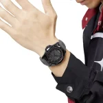Naviforce 8023 Leather Belt Men's Watch- Gray - Image 3